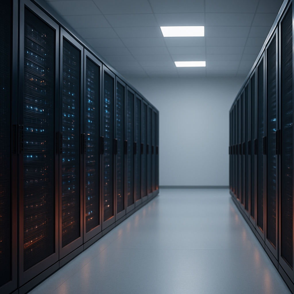 Inside a modern AI data center